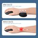 VANKEY Mouse Wrist Rest, Desk Wrist Pad for Mouse, Comfortable Computer Mouse Wrist Support, Ergonomic Wrist Rest with Memory Foam Fillings, Non-Slip Base (Black)