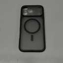 TOCOL for iPhone 17 Pro Max Case, Compatible with Magsafe, Full Camera Protection, Built-in Magnetic Ring, Translucent Matte Phone Case for iPhone 17 Pro Max 6.9 inch (Black)