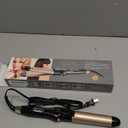 Curling Iron, 2 in 1 Hair Straightener and Curler, 1.25 Inch Ceramic Curling Wand with Adjustable Temperature, Dual Voltage for All Hair Types, Anti-Tangle for Long-Lasting Curls and Straight