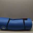 Foam Sleeping Pad for Camping - 1.25-Inch-Thick Waterproof Sleep Pad with Carry Straps for Cots, Tents, or Sleepovers by Wakeman Outdoors (Blue)