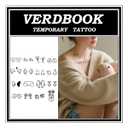 2 Sheets Waterproof Temporary Tattoo Last 7-15 Days, Smile Tribe | Semi Permanent Tattoos，30s Apply Realistic Body Stickers for Beach Parties Festival Daily Wear, Fake Tattoo for Women & Men