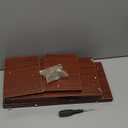 Cuteripe White Desk Organizer Shelf Wooden Desktop Bookshelf Adjustable Desktop Organizer Shelves Small Book Shelf for Office Desk Supplies Home Storage Natural Stand Decor (6*)