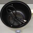 Electric Hot Pot:1.5L Ramen Cooker,Dual Power Mini Portable Multi-Functional Lazy Pot for Pasta, Noodles, Egg, Soup, Non-Stick Noodle Cooker with Boil Dry Protection for Dorm, Office 