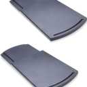 Handy Sliding Tray for Coffee Maker, Kitchen Appliance Moving Caddy, Countertop Slider with Smooth Rolling Wheels for Blender, Toaster, Air Fryer, Pot, Food Processors, Aid Mixer (Set of 2)
