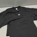 Hanes Boys ComfortSoft Long-Sleeve T-Shirt Pack, Cotton Tees for Boys, 3-Pack (X-Small 4-5, Black)