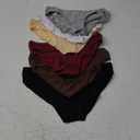Womens Underwear Cotton Hipster Panties Breathable Sexy Cheeky Stretch Soft Ladies Bikini Underwear 6 Pack S-XXL (Black/Skin Tone/Dark Red/White/Mocha/Gray)(X-Large)