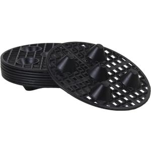 12 PCS Plant Level Pot Elevator, Heavy Duty Plant Stands, Plant Saucer Riser for Indoor Plant Flower Pot Grow Drainage, Plant Pot Saucer for Prevent Rot and Damage on Patio & Deck (11.8 inch)