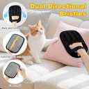 2 PCS 2025 Upgraded Five-Finger Pet Hair Remover Electrostatic Gloves, Pet Hair Removal Glove for Dog Cat Grooming, Durable Dogs Cats Hair Removal Tool for Furniture Car Couch Carpet Clothes (Standard Size)