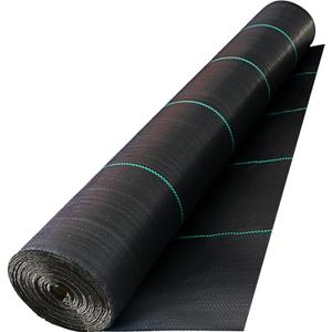 Happybuy Driveway Fabric, 13x108ft Commercial Grade Landscape Fabric, Garden Weed Barrier Fabric Heavy Duty, Geotextile Fabric Underlayment Gravel, Ground Cover Drainage Fabric, Weed Control Blocker (13FTx108FT-5OZ)