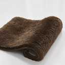 CozeCube Upgraded Shaggy Bath mat for Bathroom Non Slip 36" X 24", Super Soft Quick Dry Bath Rugs, Fluffy Plush Bathroom Rugs Machine Washable, Dark Brown