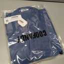 COOFANDY Button Down Shirt for Men Short Sleeve Casual Shirt Summer Beach Vacation Shirt with Pocket (Blue, S)