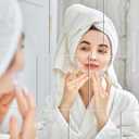 2 x 8 Pcs Flexible Mirror Reflective StickersNon Glass Safety Reflective Mirror, 12 x 12 in Self Adhesive Square Cuttable Acrylic Film Mirror for DIY Craft Home Wall Decoration