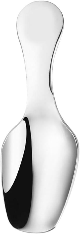 Unomor Stainless Steel Tea Scoop Short Handle Dessert Spoon for Coffee Sugar Spices Kitchen Use Compact and Dishwasher Safe (1pcsx3pcs)