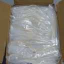 GPI Case of 1000 3" x 4" Clear Plastic Reclosable Zip Bags - Bulk 2 mil Thick Strong & Durable Poly Baggies With Resealable Zipper Top Lock & write-on white block, for storage, packaging & shipping