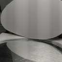 BOMINICA Irregular Wall Mirror Asymmetrical Mirror for Bathroom Living Room Entryway Bedroom, 19.5" x 33.5" (Black)