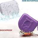 L LTGEM Kids Headphones Case Compatible with iClever BTH13 / HS01 / HS20 and Riwbox CT-7 / CT-7S / CF9 and ONITOO B90 Cat Ear Kids Headphones, Blue (Case Only)