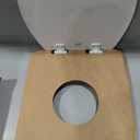 Bemis 1500EC 390 Lift-Off Wood Elongated Toilet Seat, Cotton White (Pack of 1)