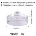 Eleganttime 4 Pack Easy Grip Handle Glass Fermentation Weights Great Mason Jar Wide Mouth Canning Fermenting Pickling Sourkrout Kraut Weight Fermentation Kit