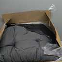 Porch Swing Cushions,Outdoor Cushions 3 Seater Replacement with Backrest, Waterproof Thickened Bench Cushion with Ties for Porch, Patio,Outdoor, Backyard and Garden(Dark Gray 60 * 40 in), 60x 40 inches