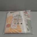 RoomTalks Cute Colorful Floral Extra Long Shower Curtain 78 Inch Funky Aesthetic Bathroom Decor - Heavy Duty Modern Abstract Matisse Flowers Plants Botanical Shower Curtain Set (Green and Terracotta)