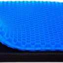 Upgraded Gel Cushion: Oversized, Thickened Honeycomb-Pattemed Silicone Pregnancy Chair Pad forOffice, Classroom, and Car Seating
