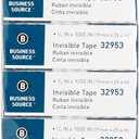 Business Source Premium Invisible Tape Value Pack (1 inch, Pack of 1)