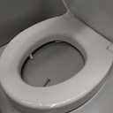 KOHLER 25876-0 Hyten 3" Height, Elevated Soft Close Round Toilet Seat, Contoured Seat with Grip-Tight Bumpers, Quick-Attach Hardware, White
