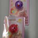 Sratte 2 Pcs Cat Ball Ghost Hunting Light up Cat Balls Toys Motion LED Motion Activated Flash Glowing Lighted Dog Interactive Toys Pet(Pink, Purple)