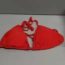 Tainehs Women's Sexy Halter Thong Bikini Top String Micro Triangle Bikini Top Swimsuit, Size Small