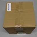 Natural Travertine Texture Striped Square Tissue Box Cover Decorative,Resin Heavy Sturdy Tissue Box Holder, Facial Paper Holder for Bathroom Vanity Countertop, Bedroom Night Stand,Office and End Table