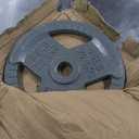 Fitvids Barbell Weight Set, Cast Iron 1" Standard Weight Plates Including 5FT Standard Barbell Bar & Star Locks, 95 Pounds Set (85 Lbs Plates + 10 Lbs Barbell Bar), Multiple Packages