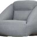 Inflatable Chair for Adult, Air Blow up Fold Portable Inflatable Sofa Removable and Washable Comfortable for Living and Outdoor Room Reading Camping Travel (Grey)