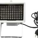 IR Illuminator, AC 110V - 220V 850nm Infrared 96 LED Night Vision Waterproof Lamp for Indoor Outdoor Security CCTV Camera, Long Range 80m (263 feet) and Wide Angle 60 Degree