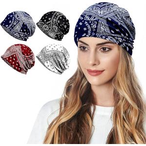 Women's Summer Beanie for Men Hat Boho Hats Adult Dwarf Hats Chemo Cap Cancer Headwear Caps Baggy Skull Sleep Cap Nightcap One Size