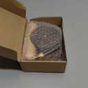 Wooden Coasters for Drinks-Natural Acacia Wood Drink Coaster with Magnetic for Coffee Table,Fun Cute Coasters with Holder for Modern Home Decor-Set of 5 (3.5*3.5 inches)