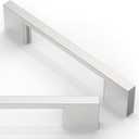 10 Pack Brushed Satin Nickel Cabinet Pulls 3.75 Inch(96mm) Kitchen Cabinet Handles Solid Zinc Alloy Cabinet Hardware Drawer Pulls