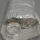 12 Pcs Stainless Steel Bead Side Napkin Rings Delicate Serviette Buckles (Silver)