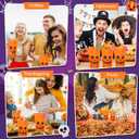 Nuenen 500 Pack Halloween Drink Pouches with Straws Spooky Pumpkin Plastic Juice Bags for Adults Disposable Drinking Bags Stand up Zipper Pouches with Straws for Smoothie Juice Halloween Party