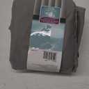 Zenna Home, 70 x 72 Inch Gray Waterproof Fabric Shower Curtain, 70 x 72 Inch