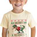 Toddler Boys Girls Christmas Shirt Kids Ugly Xmas T-Shirt Short Sleeve Cotton Tee Top 2-8 Years
