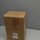 Woanger Set of 4 Wicker Storage Baskets OrganizerHandwoven Storage Bins with Lid for Organizing, Home Utility Box for Home Office Supplies Multipurpose Container(Orange)