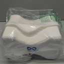 Everlasting Comfort Memory Foam Knee Pillow for Side Sleepers  Sciatica Pain Relief Pillow, Removable Strap Support  Leg Pillows for Sleeping Alignment, Knees, Back & Hip Cushion (Standard, White)