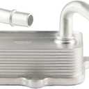 TOPAZ 1121880401 Engine Oil Cooler Compatible with Mercedes C E S CLK CLS CL SLK SL ML R G Class