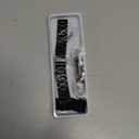 GOLDTOLUCK No Gap Stainless Steel Band Compatible with Samsung Galaxy Watch 8 7 6 5 4 Classic FE Pro Ultra 40mm 44mm 46mm 43mm 47mm 45mm 42mm Replacement Men Women Milanese Metal Elegant Casual (Black&Black)