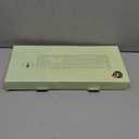 FD Wireless Keyboard and Mouse Combo | Cute Colorful Keyboard and Mouse with 2.4GHz Cordless Retro Typewriter Keyboard | Auto-Sleep | USB Receiver for Windows PC/Laptop - Black Orange Gradient