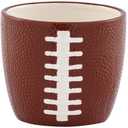 Napco House Plant Succulent Herb Flower Pot 4 x 4.5 Inch Ceramic Football