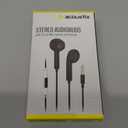 Acoustix Stereo Earbuds with In-Line Microphone and Remove Black