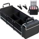 95L Collapsible Car Trunk Organizer, Detachable Insulated Cooler Bag