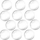 2 x Door Stoppers for WallAOPANDA Wall Protectors from Door knobs for Door Handle Guard Silencer Self Adhesive,Reusable Clear Rubber Guard Door Bumpers for Wall Protector(2 in*0.31 in,12Pcs)