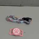 Airtag Dog Collar,with Waterproof airtag HolderOriginal Stylish Cute Pattern Design.QR Code ID BuckleComfortable Soft Cotton for Dogs, Size: S（10“~16”)